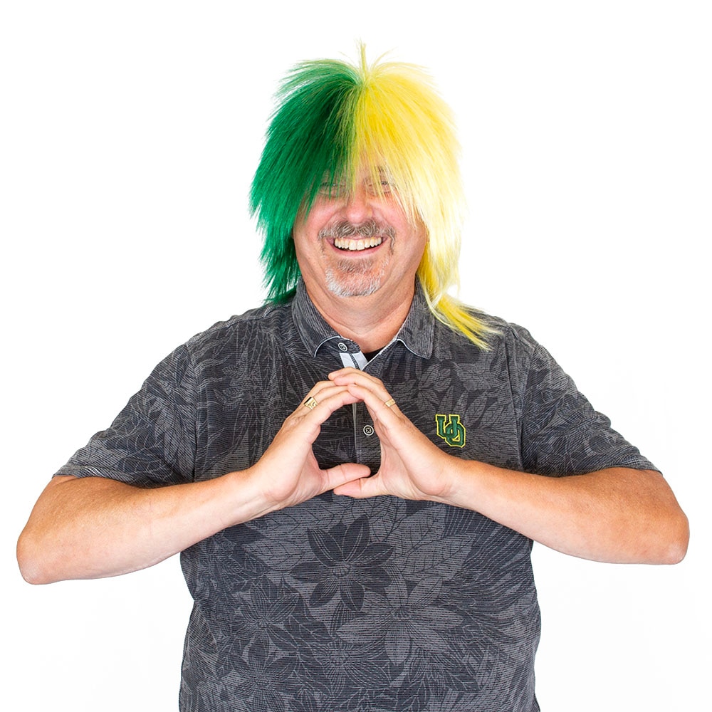 Ducks Spirit, Green, Hair Care, Polyester, Accessories, Women, HairUWear, Spikey Rocker, Wig, 951925